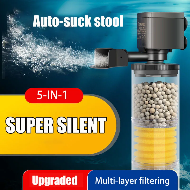 Marine Aquarium Uv Filter - 220V 50Hz Silent Filter for Aquarium