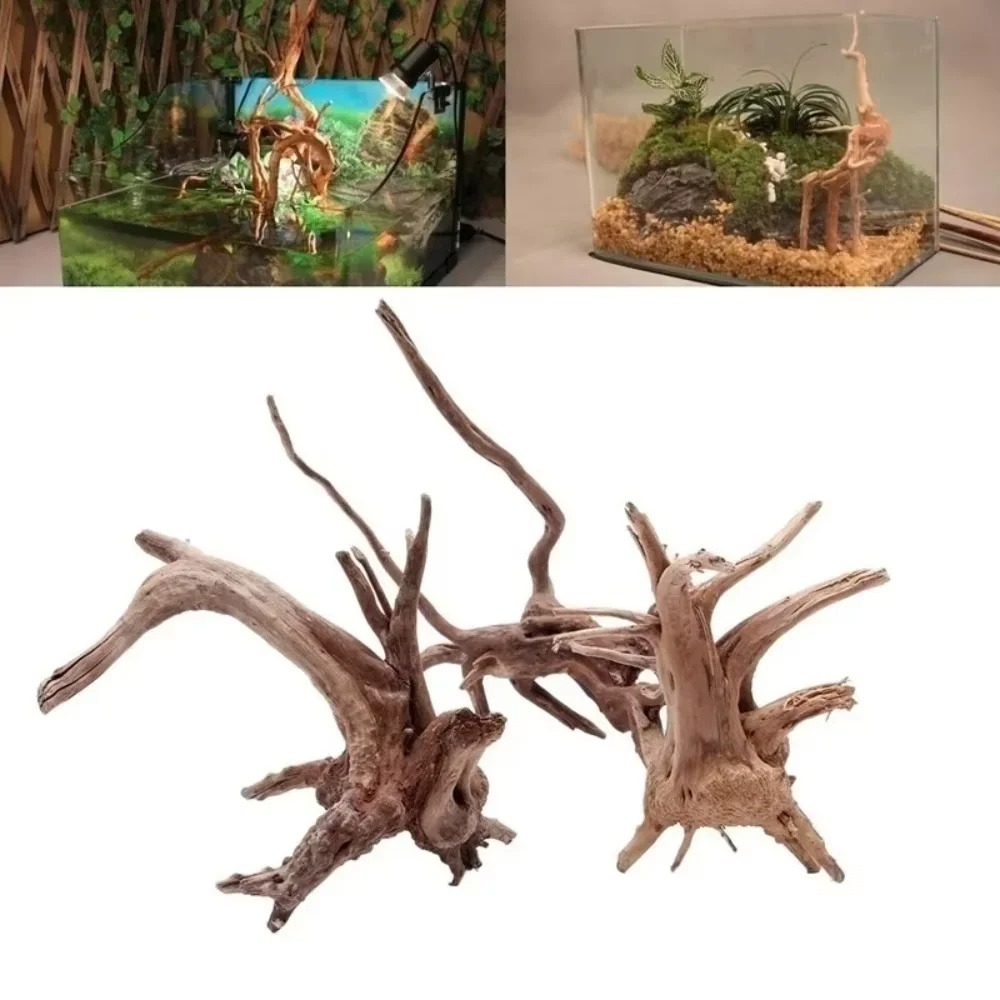 Aquarium Marine Tank - （15-20cm） Natural Driftwood Aquarium Decor -