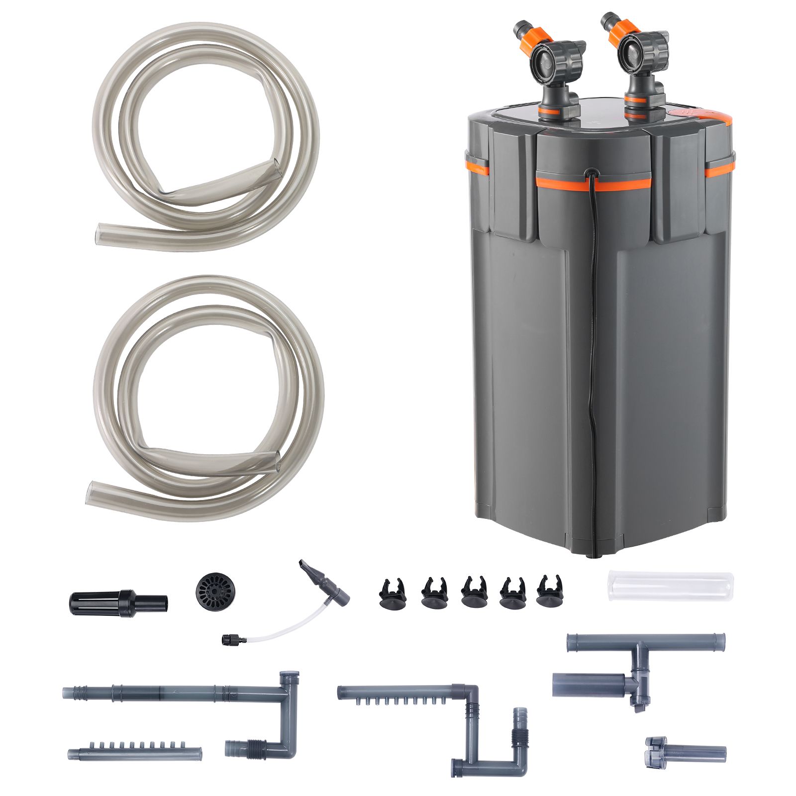 Marine Aquarium Uv Filter - Aquarium Filter 528GPH, 5-Stage Canister Filter