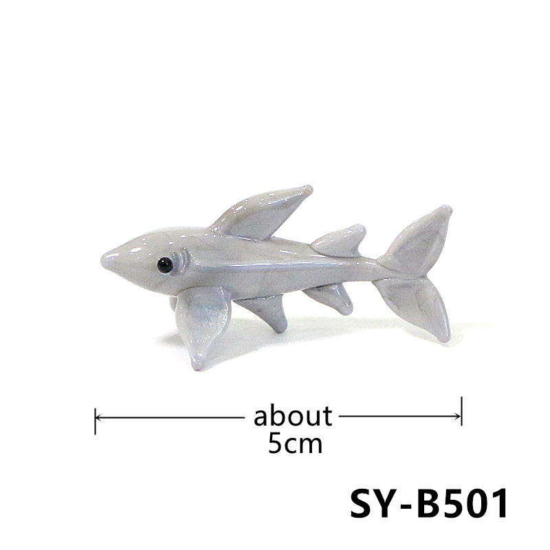 Handmade Mini Glass Shark Figu - Marine Aquarium Orp review and price