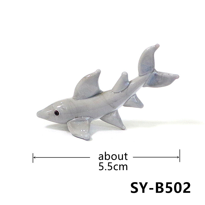 Handmade Mini Glass Shark Figu - Marine Aquarium Orp review and price