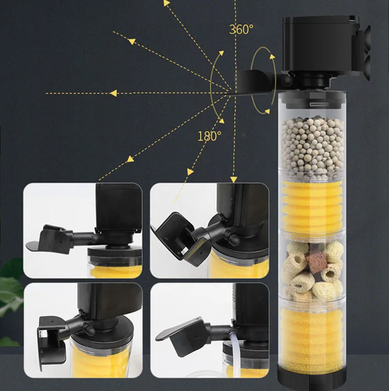 220V 50Hz Silent Filter for Aq - Marine Aquarium Uv Filter review and price