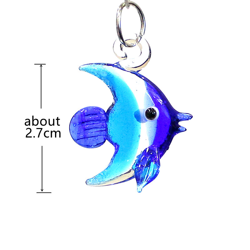 2pcs Mini Fish Glass Pendant C - Aquarium Marine Fishes review and price