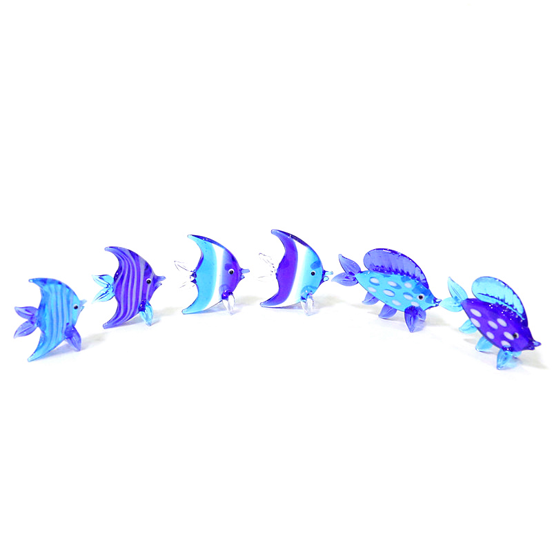 2Pcs Blue Murano Glass Sea Fis - Marine Aquarium Orp review and price